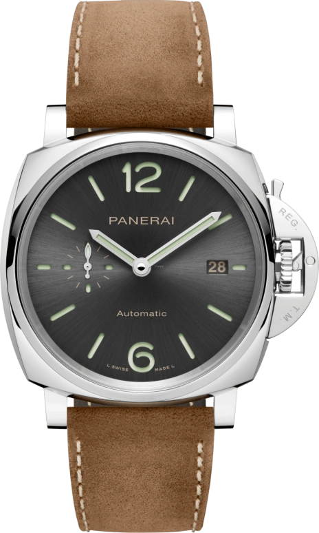 Panerai,Luminor Due 42mm,42mm,Stainless Steel,Grey,Automatic,Date,72hours,PAM00904