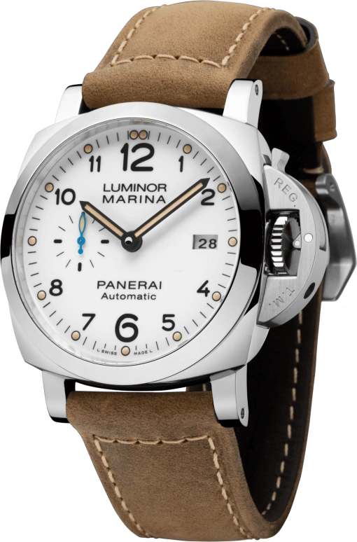 Panerai,Luminor 1950 44mm,44mm,Stainless Steel,White,Automatic,Date,72hours,PAM01499