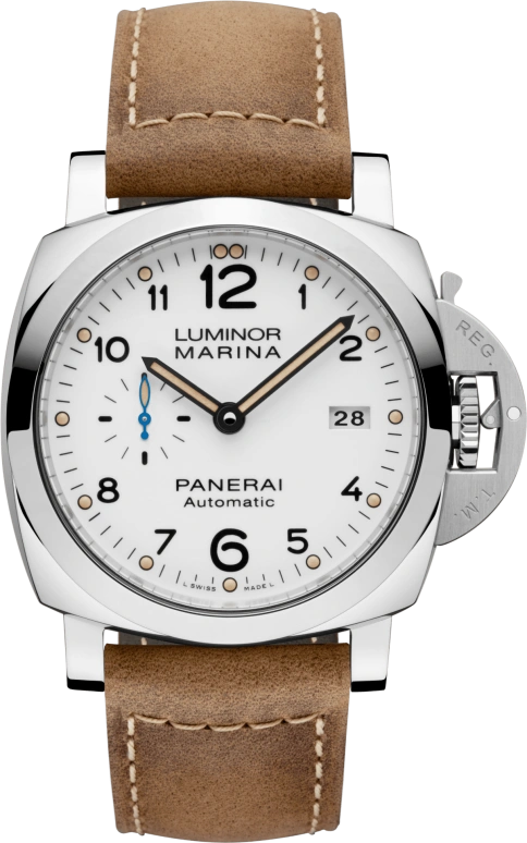 Panerai,Luminor 1950 44mm,44mm,Stainless Steel,White,Automatic,Date,72hours,PAM01499