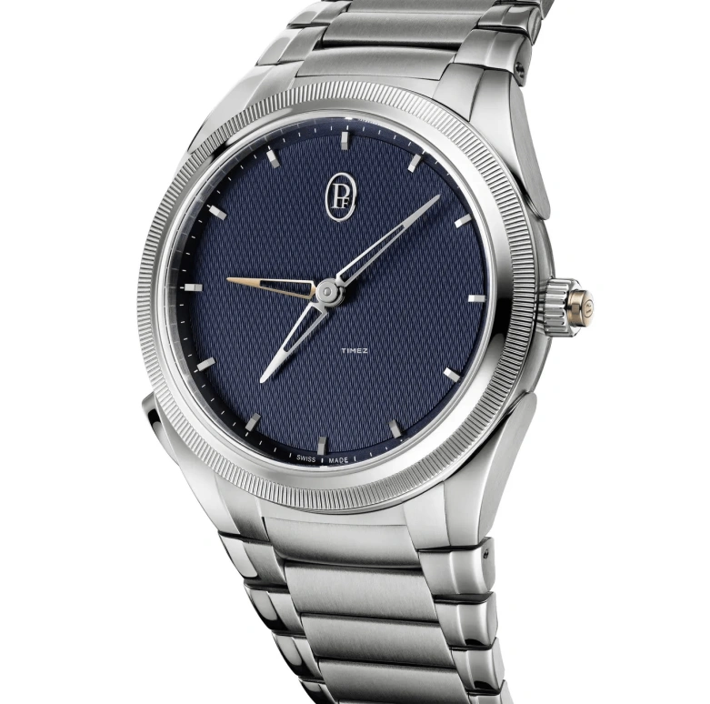 Parmigiani Fleurier,Tonda 40mm,40mm,Platinum,Blue,Automatic,Dule Time,48hours,PFC905,PFC905-1020001-100182-CN