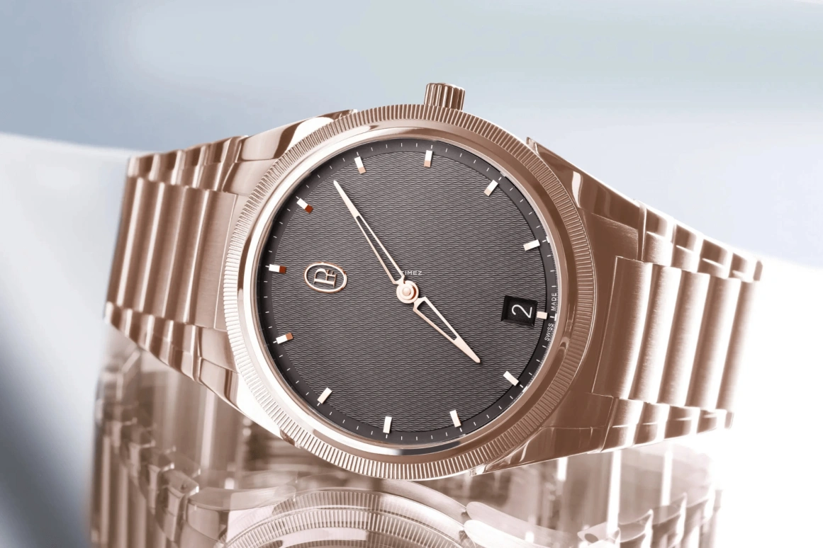 Parmigiani Fleurier,Tonda 40mm,40mm,Rose Gold,Black,Automatic,Day,Sapphire,PFC914,PFC914-2020001-200182-EN