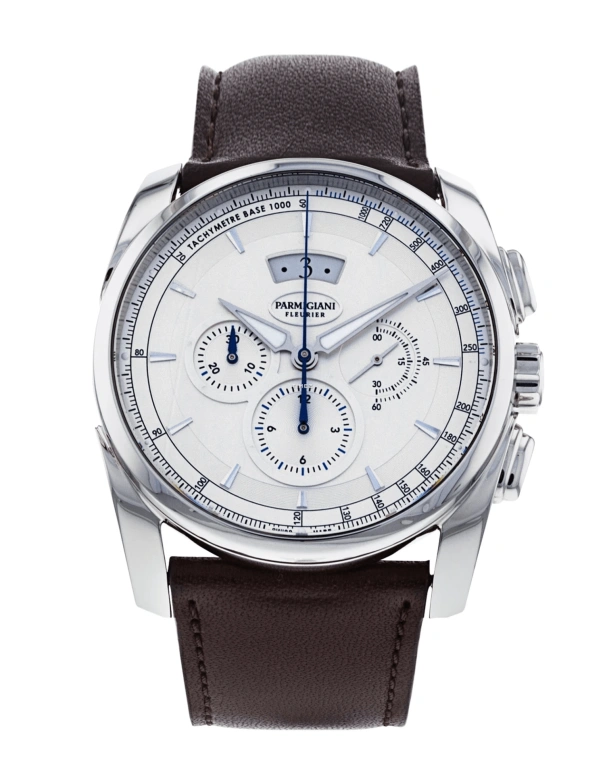 Parmigiani Fleurier,Tonda 40mm,40mm,Stainless Steel,White,Automatic,Chronograph,Day,PFC274,PFC274-0000100-XC1342