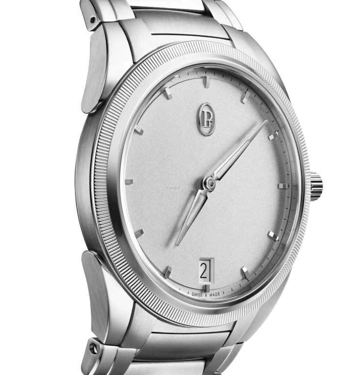 Parmigiani Fleurier,Tonda 40mm,40mm,Platinum,Silver,Grey,Automatic,Day,Sapphire,Crystal Glass,PFC914,PFC914-2020002-200182-CN