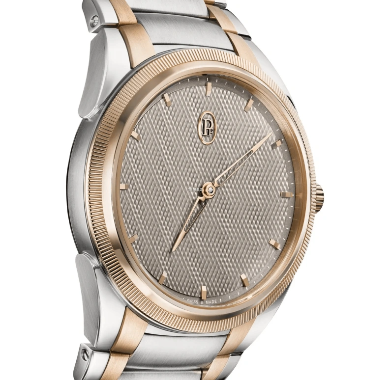 Parmigiani Fleurier,Tonda 36.10mm,36.10mm,Rose Gold,Sand,Grey,Automatic,60hours,In-house Caliber,PFC804,PFC804-1020003-100182-CN