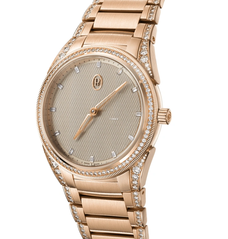 Parmigiani Fleurier,Tonda 36.10mm,36.10mm,Rose Gold,Cream,Automatic,60hours,In-house Caliber,PFC804,PFC804-2120002-210182