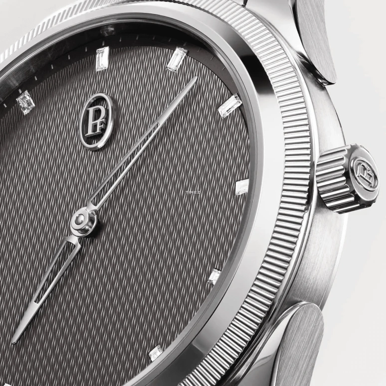 Parmigiani Fleurier,Tonda 36.10mm,36.10mm,Stainless Steel,Platinum,Coal Gray,Automatic,60hours,In-house Caliber,PFC,PFC-804-1020002-100182-CN