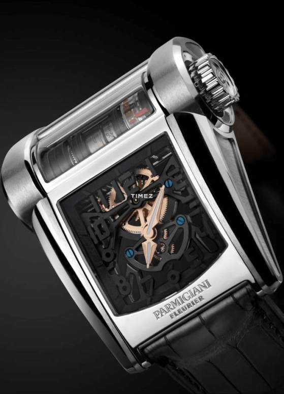 Parmigiani Fleurier,Bugatti 57.70mm,57.70mm,White Gold,Black,Power Reserve Indicator,Tourbillon,Sapphire,PFH390,PFH390-1201401-HA1442