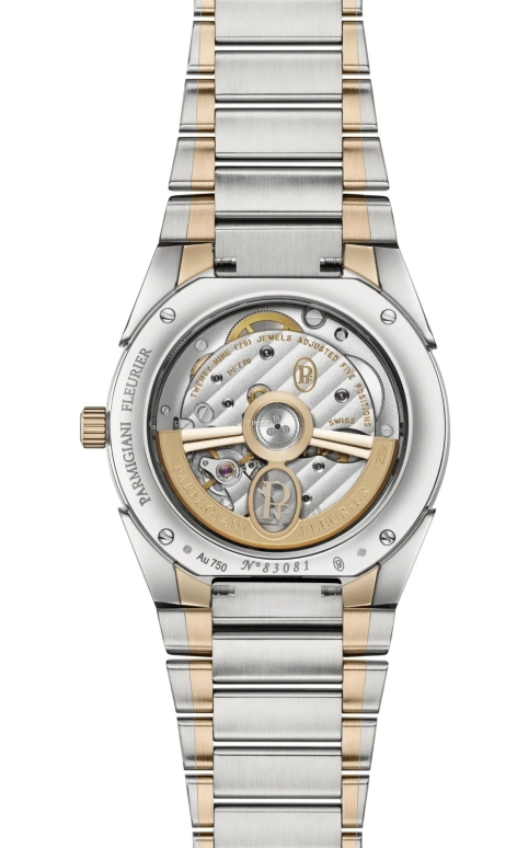 Parmigiani Fleurier,Tonda 36mm,36mm,Rose Gold,Grey,Automatic,Sapphire,Round,PFC804,PFC804-1020003-100182-EN