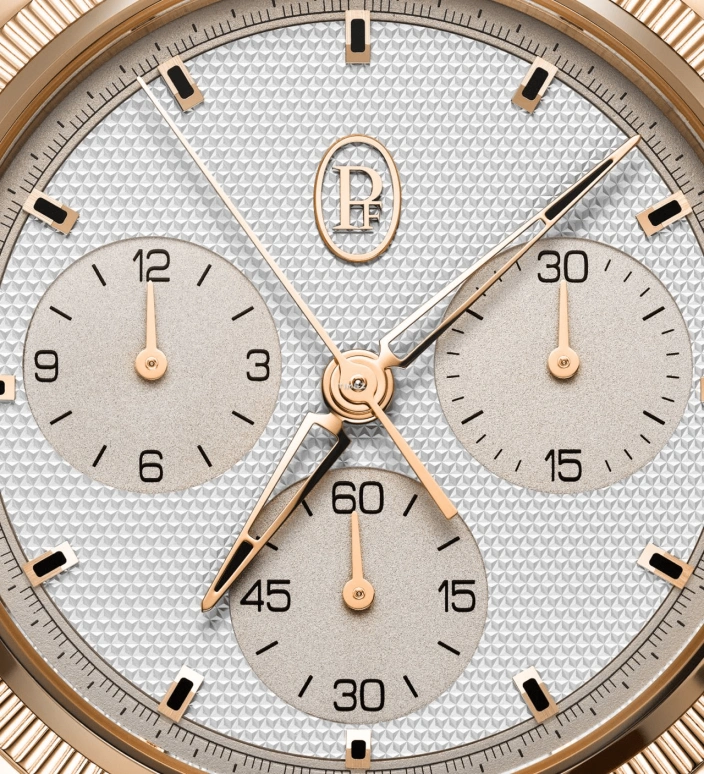 Parmigiani Fleurier,Tonda 42mm,42mm,Rose Gold,Silver,Automatic,Chronograph,65hours,PFC931,PFC931-2020021-400182