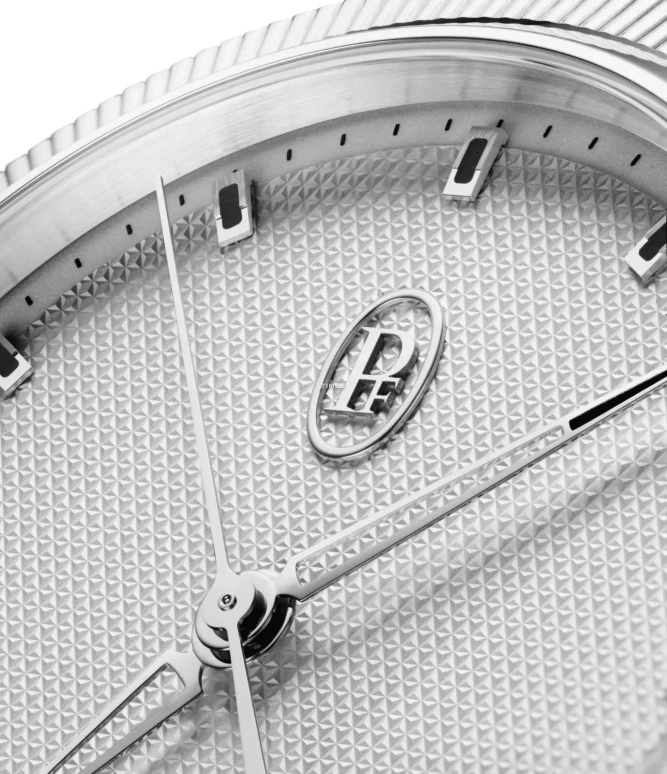 Parmigiani Fleurier,Tonda 41mm,41mm,Stainless Steel,Silver,Automatic,Day,Sapphire,PFC930,PFC930-1020001-400182-EN