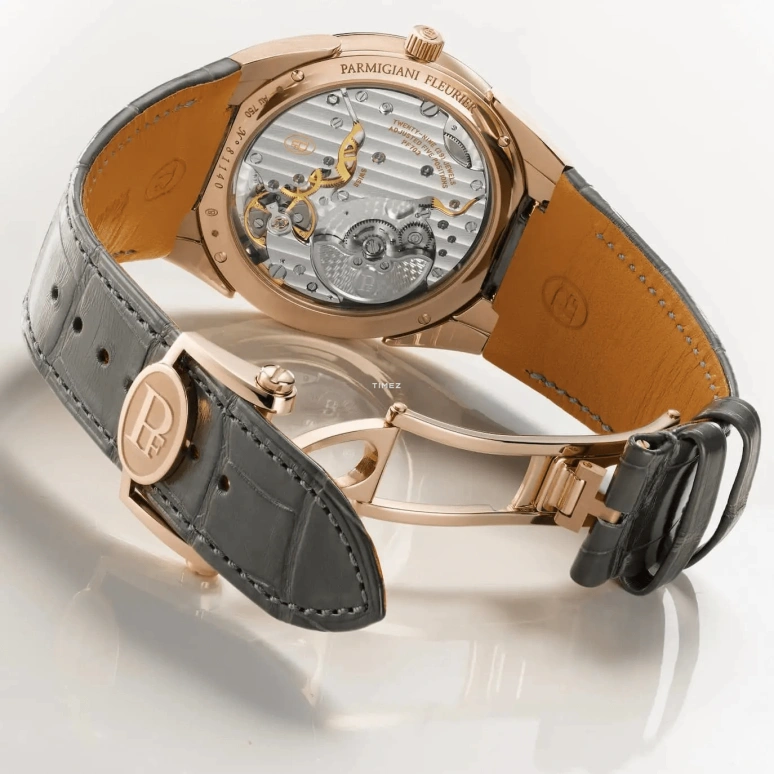 Parmigiani Fleurier,Tonda 40mm,40mm,Rose Gold,Black,Automatic,Day,48hours,PFC914,PFC914-2020001-300182-EN