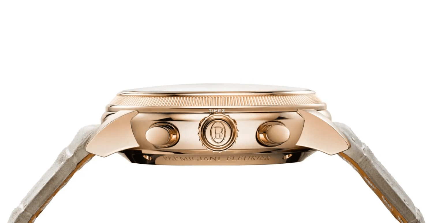 Parmigiani Fleurier,Toric 42.50mm,42.50mm,Rose Gold,Brown,Yellow Tan,Handwound,Chronograph,Rattrapante,PFH951,PFH951-2010001-300181-EN
