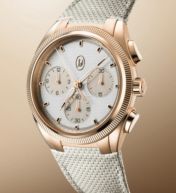 Parmigiani Fleurier,Tonda 42mm,42mm,Rose Gold,Silver,Automatic,Chronograph,65hours,PFC931,PFC931-2020021-400182