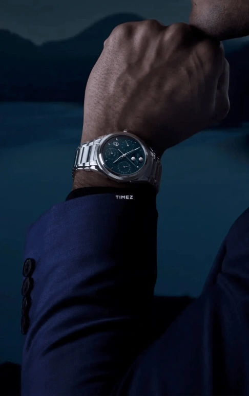 Parmigiani Fleurier,Tonda 42mm,42mm,Stainless Steel,Green,Automatic,Moonphase,Leap Year,Month,Day,Round,Silver,PFH983,PFH983-1020001-100182