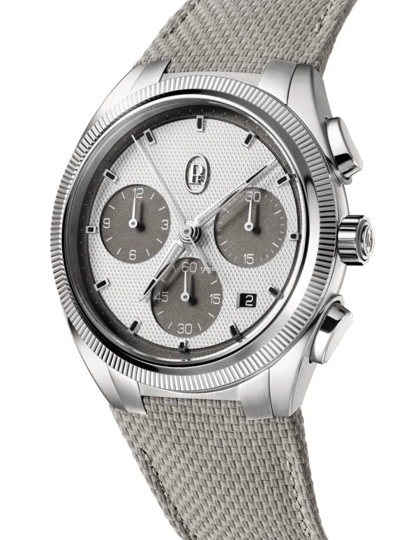 Parmigiani Fleurier,Tonda 42mm,42mm,Stainless Steel,Silver,Grey,Automatic,Chronograph,Day,PFC931,PFC931-1020004-400182-EN