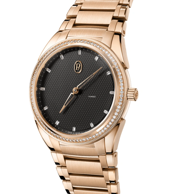 Parmigiani Fleurier,Tonda 36.10mm,36.10mm,Rose Gold,Black,Automatic,60hours,In-house Caliber,PFC804,PFC804-2120001-200182