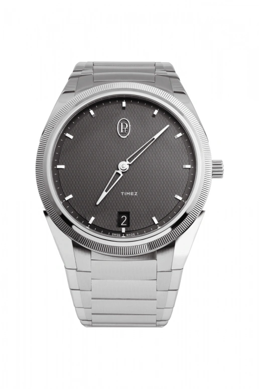 Parmigiani Fleurier,Tonda 40mm,40mm,Stainless Steel,Grey,Automatic,Day,Sapphire,PFC914,PFC914-1020001-100182 