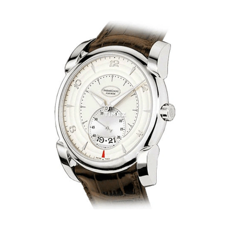 Parmigiani Fleurier,Tonda 42mm,42mm,White Gold,Silver White,Automatic,Day,Round,PF012503,PF012503.01