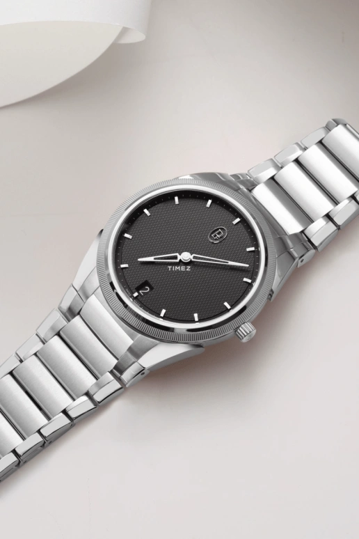 Parmigiani Fleurier,Tonda 40mm,40mm,Stainless Steel,Grey,Automatic,Day,Sapphire,PFC914,PFC914-1020001-100182 