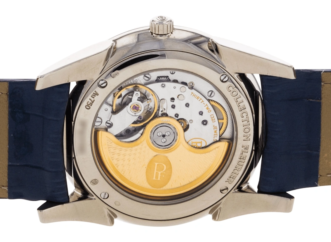 Parmigiani Fleurier,Tonda 39mm,39mm,White Gold,Silver,Automatic,Day,55hours,PFC222,PFC222-1200100-HA3141