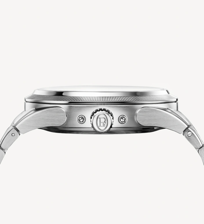 Parmigiani Fleurier,Tonda 42mm,42mm,Stainless Steel,Platinum,Red,Automatic,Moonphase,Leap Year,Month,Day,54hours,In-house Caliber,PFH982,PFH982-1022501-100182