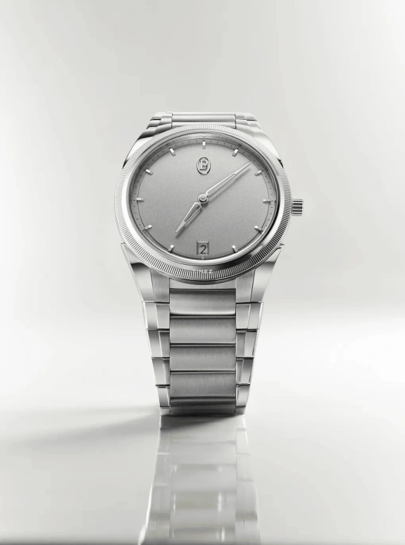 Parmigiani Fleurier,Tonda 40mm,40mm,Platinum,Silver,Grey,Automatic,Day,Sapphire,Crystal Glass,PFC914,PFC914-2020002-200182-CN