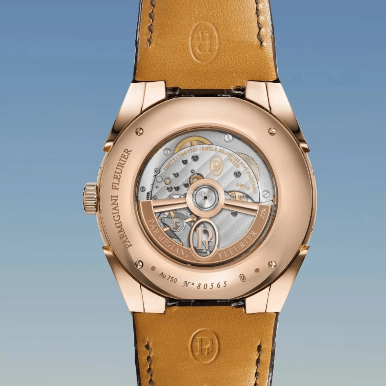 Parmigiani Fleurier,Tonda 42mm,42mm,Rose Gold,Black,Automatic,Moonphase,Month,Date,Day,50hours,In-house Caliber,PFC907,PFC907-2020001-300182-EN