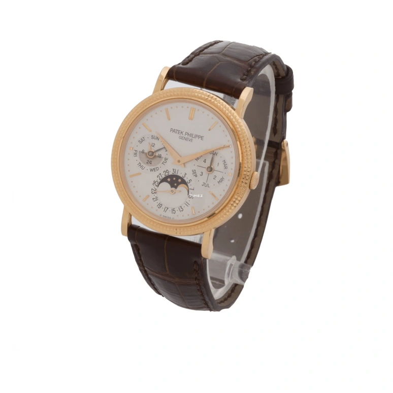 Patek Philippe,Grand Complications 35.20mm,35.20mm,Rose Gold,White,Automatic,Moonphase,Perpetual Calendar,Leap Year,Month,In-house Caliber,Sapphire,Crystal Glass,5039R,5039R-001