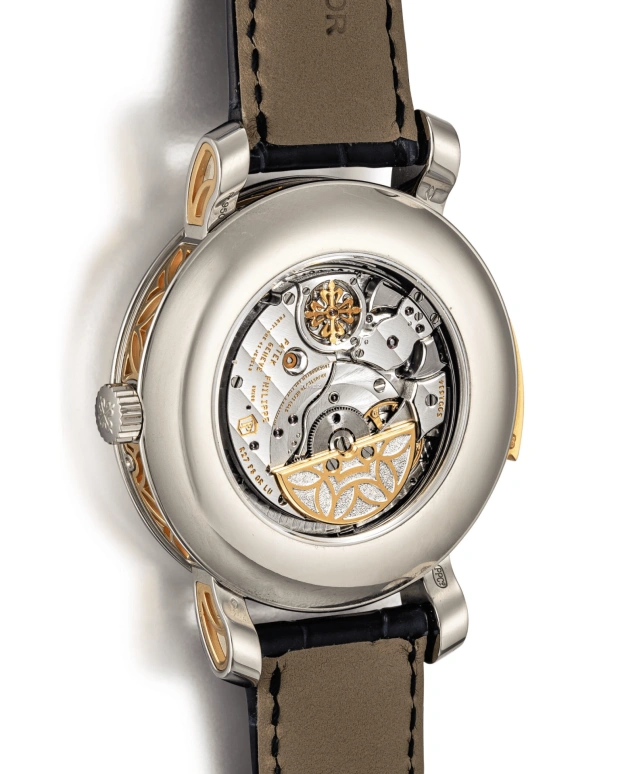 Patek Philippe,Grand Complications 43mm,43mm,Rose Gold,Platinum,Skeleton,Rose Gold,Automatic,Perpetual Calendar,Leap Year,Month,Date,48hours,In-house Caliber,Comeback Kid,Tom Terrific,Tom Brady,5104P,5104P-001