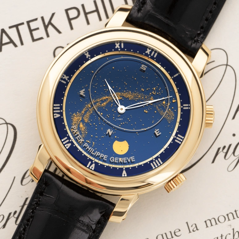 Patek Philippe,Grand Complications 43mm,43mm,Platinum,Blue,Automatic,Moonphase,Sky Chart,5102J,5102J-001