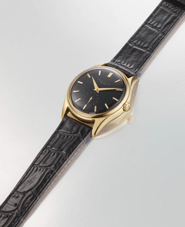 Patek Philippe,Calatrava 35mm,35mm,Yellow Gold,Black,Automatic,In-house Caliber,Round,2526J Black