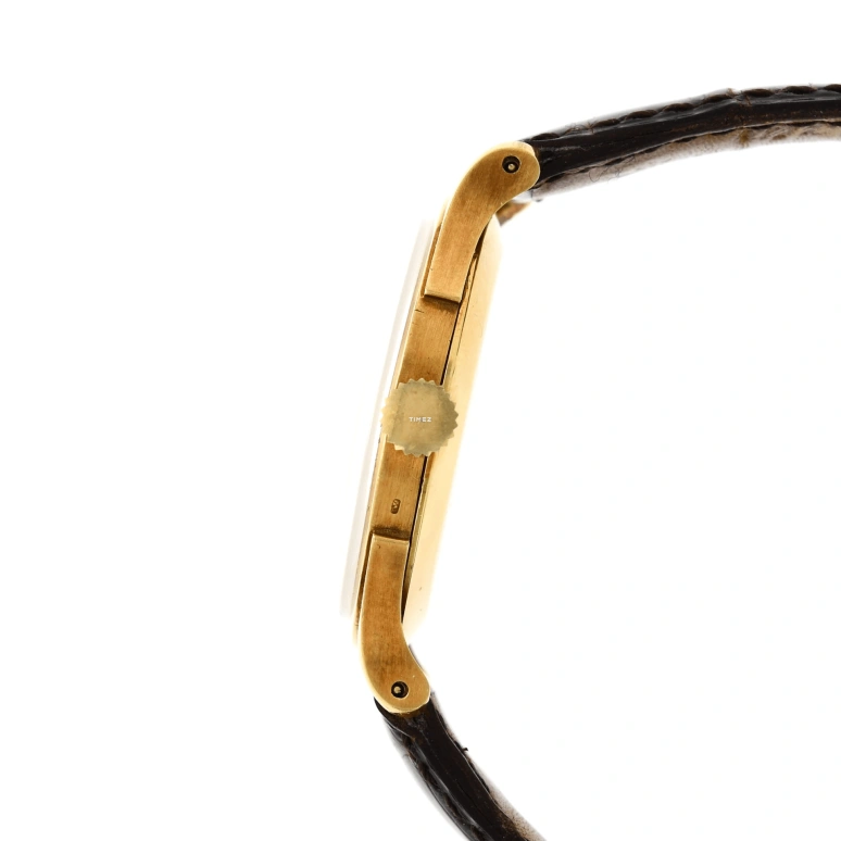 Patek Philippe,Calatrava 36mm,36mm,Yellow Gold,White,Handwound,Sapphire,Crystal Glass,Round,1589J