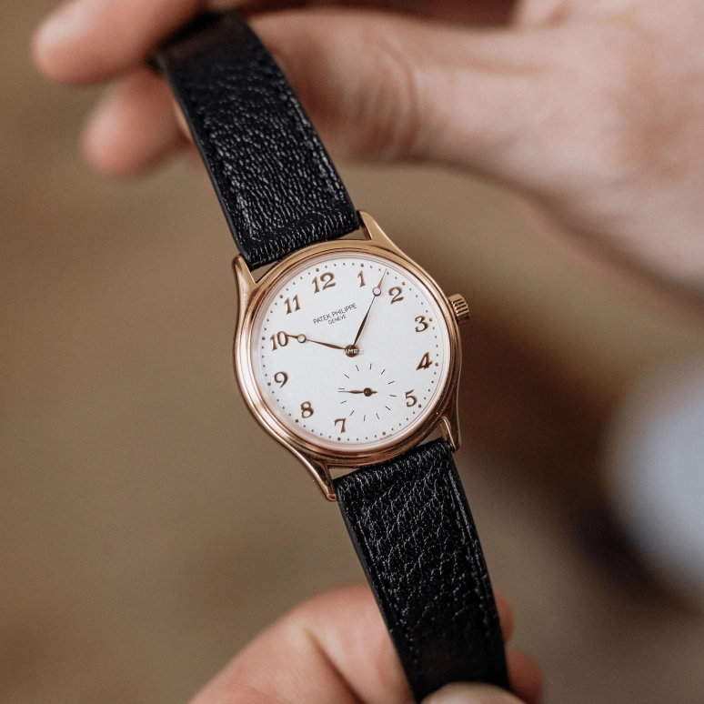 Patek Philippe,Calatrava 31.50mm,31.50mm,Rose Gold,Silver White,Handwound,44hours,In-house Caliber,3923R Harrods
