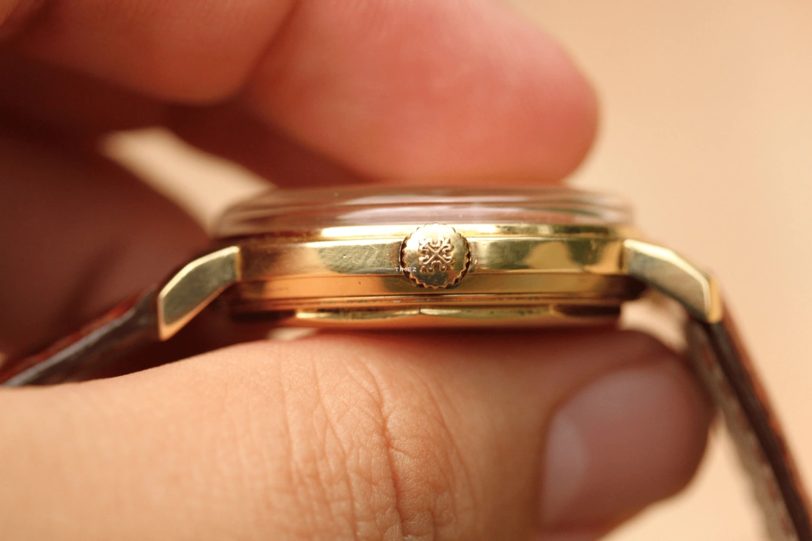 Patek Philippe,Calatrava 35mm,35mm,Yellow Gold,Silver,Automatic,Day,38hours,3445J Serpico y Laino