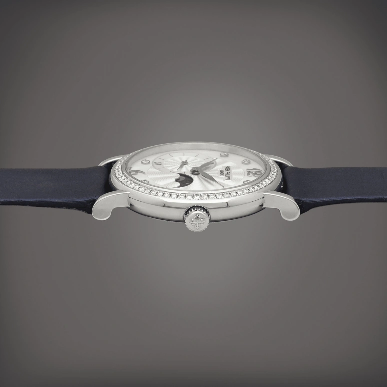 Patek Philippe,Complications 31mm,31mm,White Gold,Silver White,Handwound,Moonphase,38hours,4958G,4958G-001