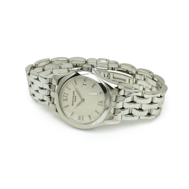Patek Philippe,Calatrava 28mm,28mm,White Gold,White,Automatic,Day,35hours,4906,4906/1G-001