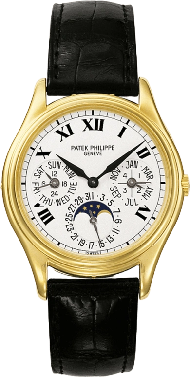 Patek Philippe,Grand Complications 36mm,36mm,Yellow Gold,White,Automatic,Moonphase,Perpetual Calendar,Leap Year,Month,48hours,In-house Caliber,3940J,3940J-025