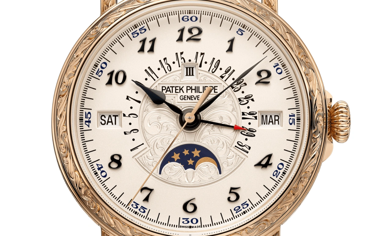 Patek Philippe,Grand Complications 38mm,38mm,Rose Gold,Silver White,Automatic,Moonphase,Perpetual Calendar,Leap Year,Month,45hours,In-house Caliber,5160,5160/500R-001