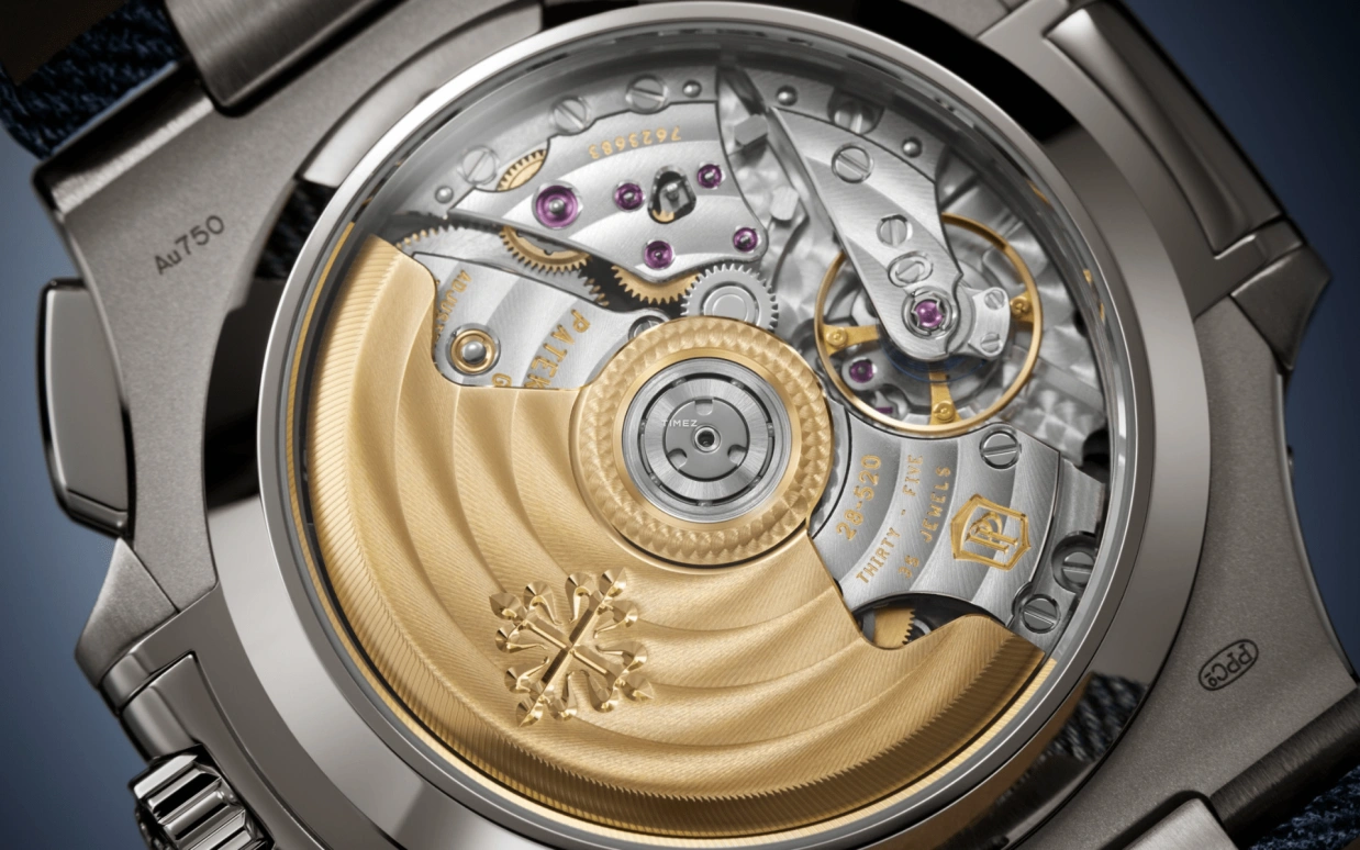 Patek Philippe,Nautilus 40.50mm,40.50mm,White Gold,Blue,Grey,Automatic,Chronograph,Day,Flyback,Khaled Mohamed Khaled,Oleksandr Usyk,Lionel Messi,DJ Khaled,La Pulga,GOAT,5980,5980/60G-001