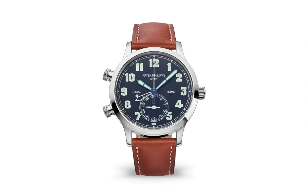 Patek Philippe,Complications 42mm,42mm,White Gold,Blue,Automatic,Day,Dule Time,Day / Night Indication,5524G,5524G-001