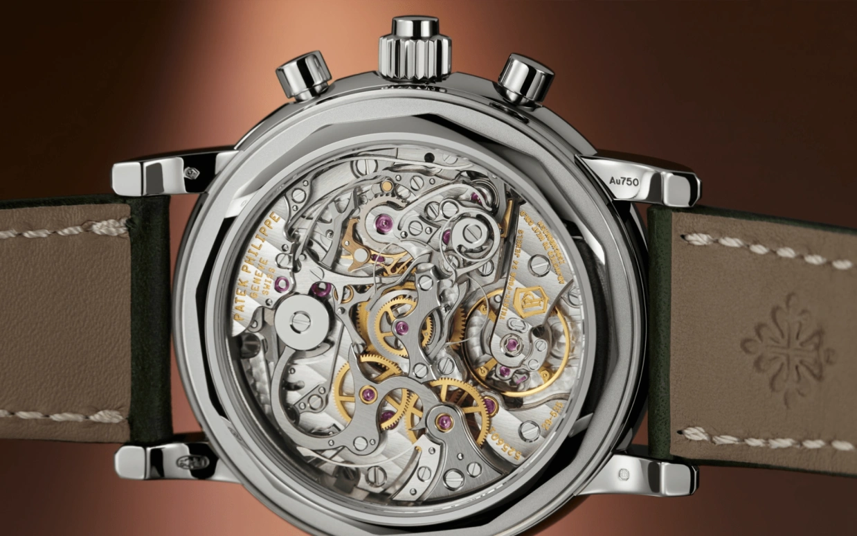 Patek Philippe,Grand Complications 40mm,40mm,White Gold,Olive Green,Handwound,Chronograph,Moonphase,Perpetual Calendar,Leap Year,65hours,In-house Caliber,5204G,5204G-001