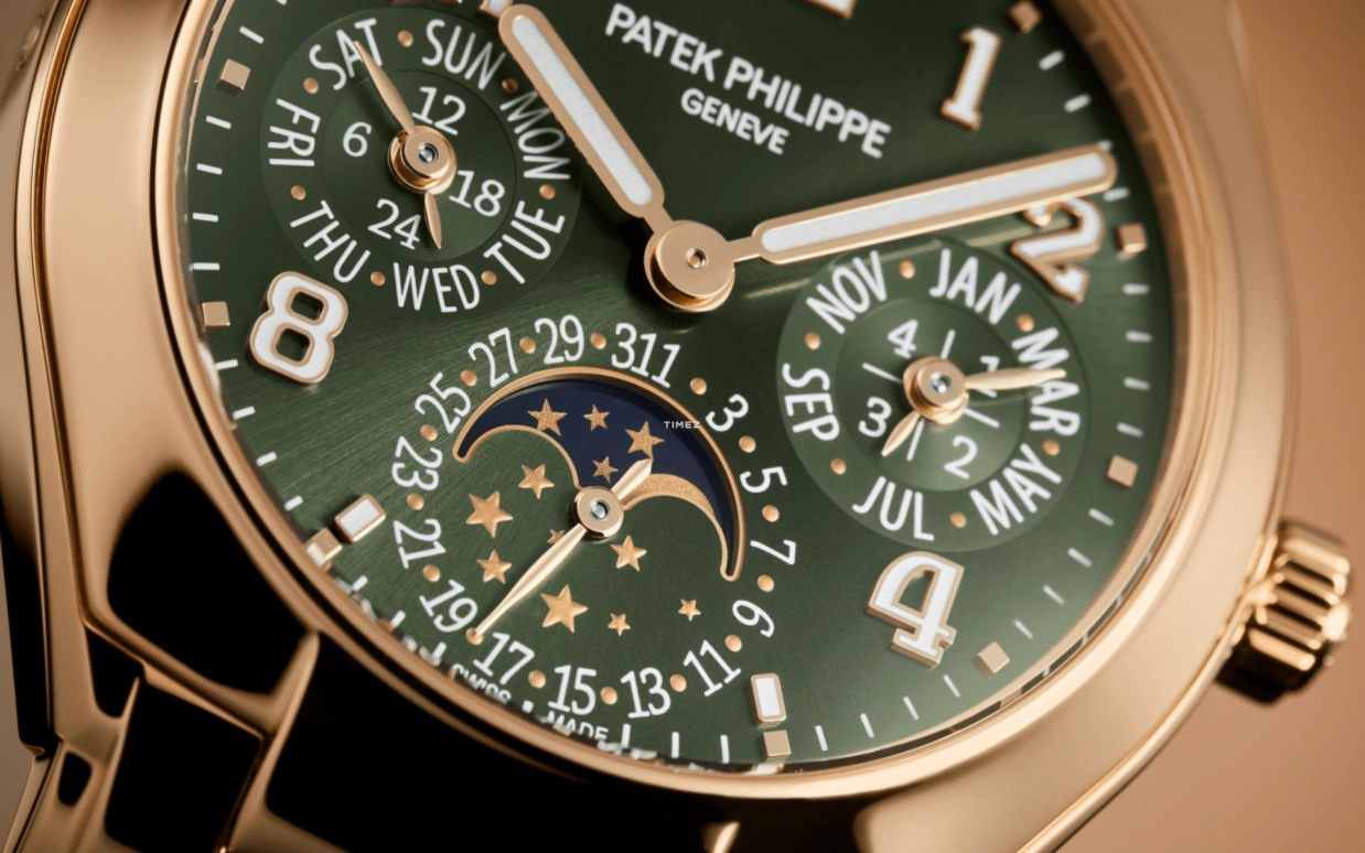 Patek Philippe,Twenty~4 36mm,36mm,Rose Gold,Green,Automatic,Moonphase,Leap Year,Month,Date,48hours,In-house Caliber,7340,7340/1R-010