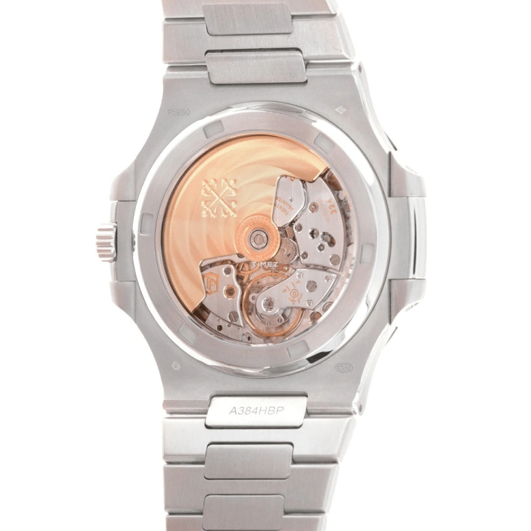 Patek Philippe,Nautilus 40mm,40mm,Platinum,White,Automatic,Day,45hours,5711,5711/112P-010