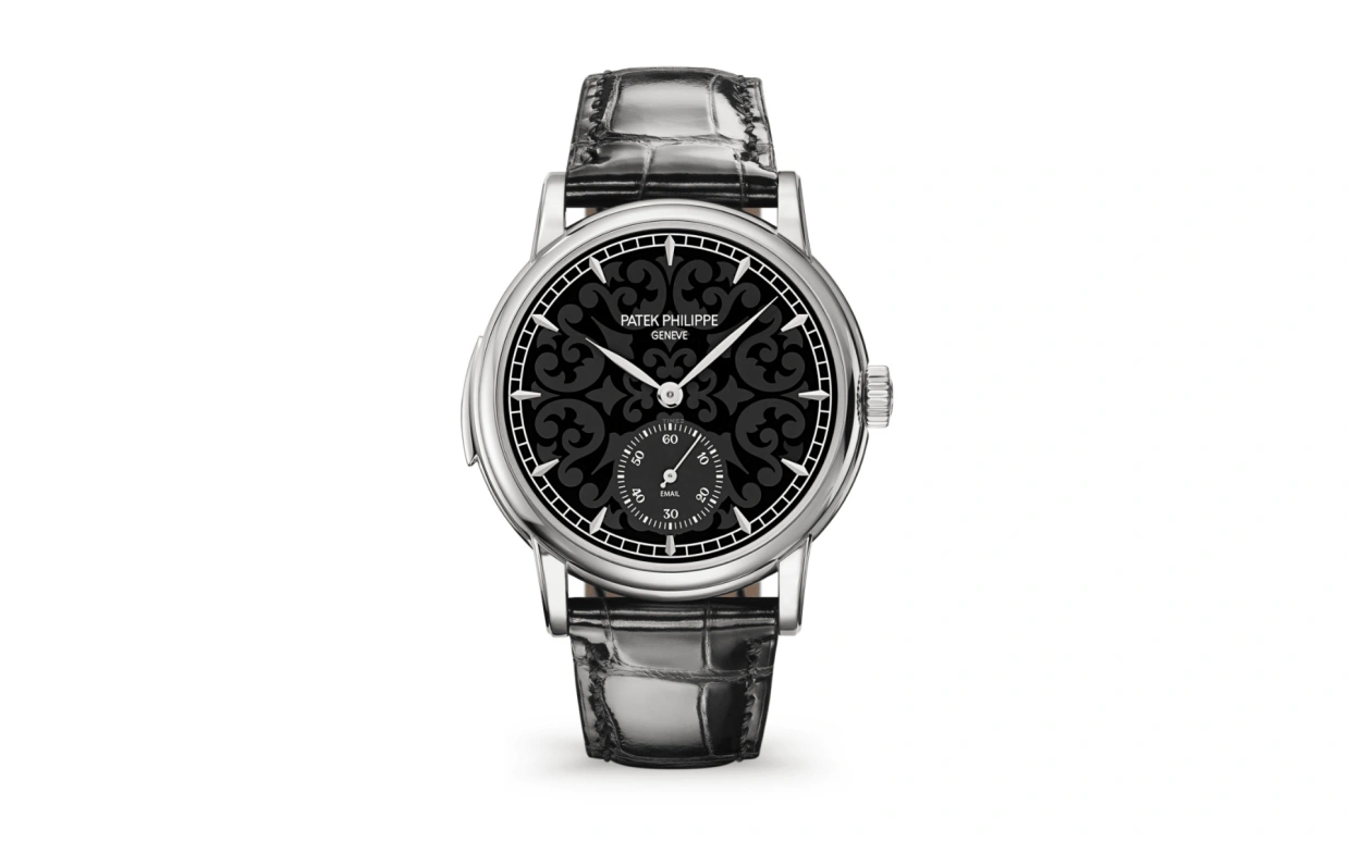 Patek Philippe,Grand Complications 38mm,38mm,White Gold,Black,Automatic,Moonphase,Minute Repeater,5078G,5078G-010