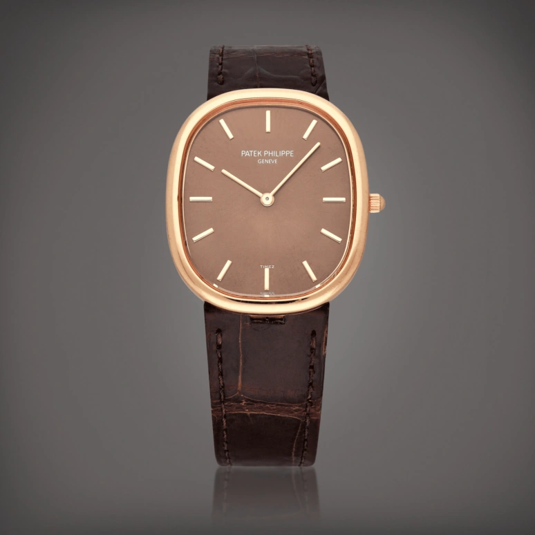 Patek Philippe,Golden Ellipse 31.10mm,31.10mm,Rose Gold,Brown,Automatic,48hours,In-house Caliber,3738,3738/100R-001