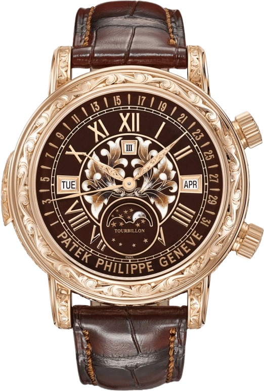 Patek Philippe,Grand Complications 44mm,44mm,Rose Gold,Black,Brown,Handwound,Moonphase,Perpetual Calendar,Leap Year,Month,48hours,In-house Caliber,Anant Ambani,Wilber Pan,Will Pan,JAY-Z,Jazzy,JAY Z,6002R,6002R-001