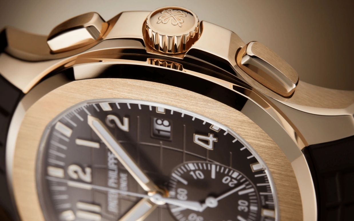 Patek Philippe,Aquanaut 42.20mm,42.20mm,Rose Gold,Brown,Automatic,Chronograph,Flyback,Jimmy Butler,Bukayo Saka,Kyle Kuzma,5968R,5968R-001
