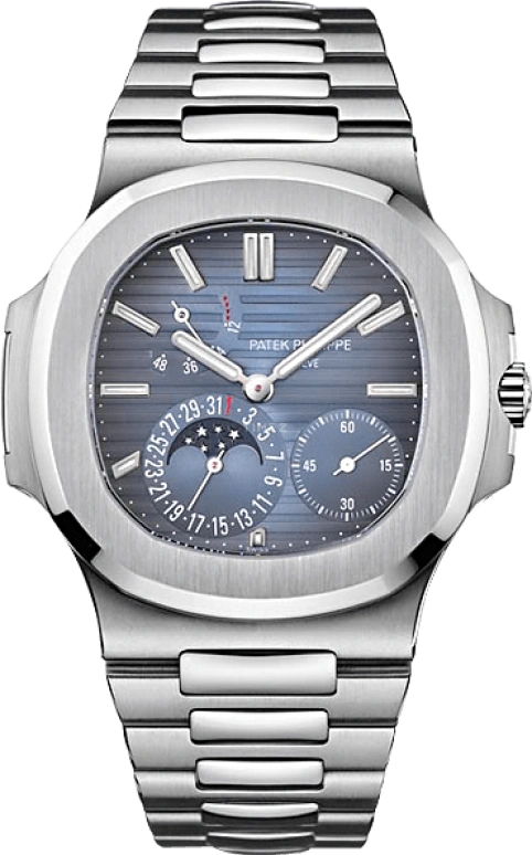 Patek Philippe,Nautilus 40mm,40mm,Stainless Steel,Blue,Automatic,Moonphase,Day,Power Reserve Indicator,Thanasis Antetokounmpo,Viktor Gyokeres,5712,5712/1A-001