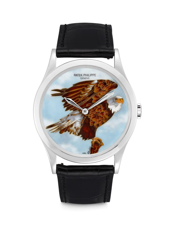 Patek Philippe,Calatrava 38mm,38mm,Platinum,Multi-Color,Blue,Brown,Automatic,48hours,In-house Caliber,5077P,5077P-030