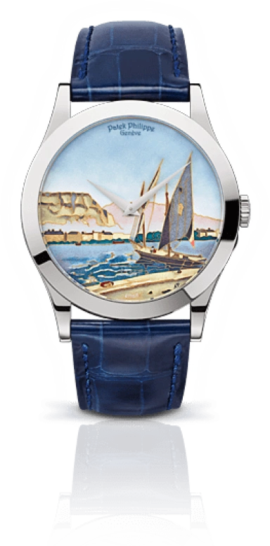 Patek Philippe,Calatrava 38.60mm,38.60mm,White Gold,Blue,Automatic,48hours,In-house Caliber,5089G,5089G-035